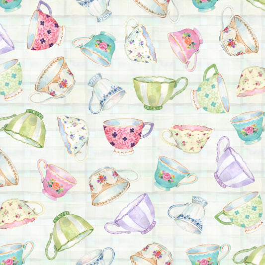 SECRET GARDEN Tea Cups natural