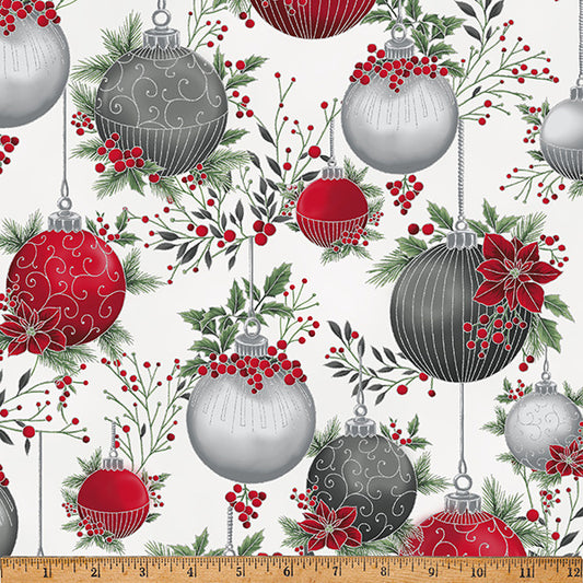 CHRISTMAS WISH Ornaments december/silver