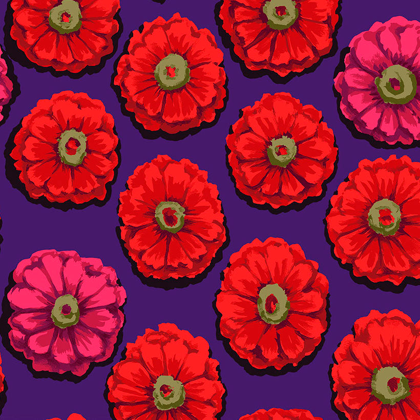 KAFFE Zinnia crimson