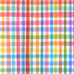 BOOKS ARE MAGIC Rainbow Plaid multi