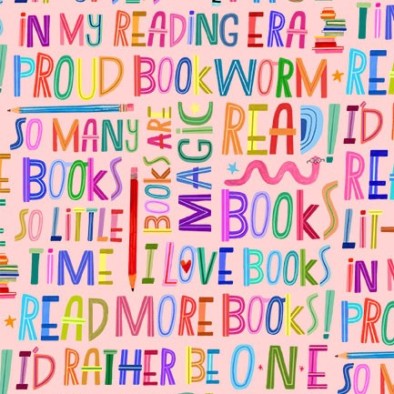 BOOKS ARE MAGIC I Love Books blush