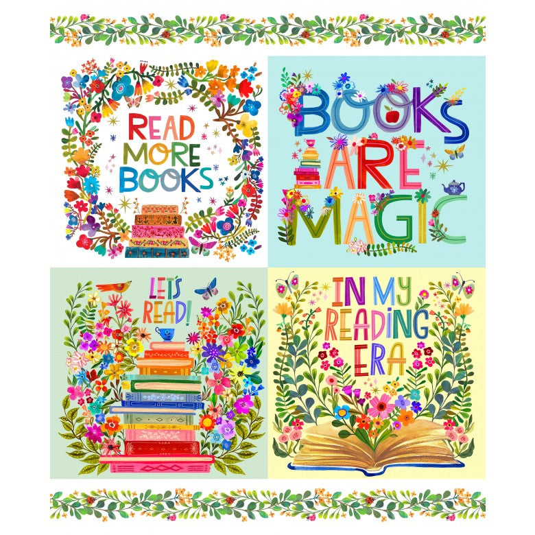 BOOKS ARE MAGIC 36"x43" Panel