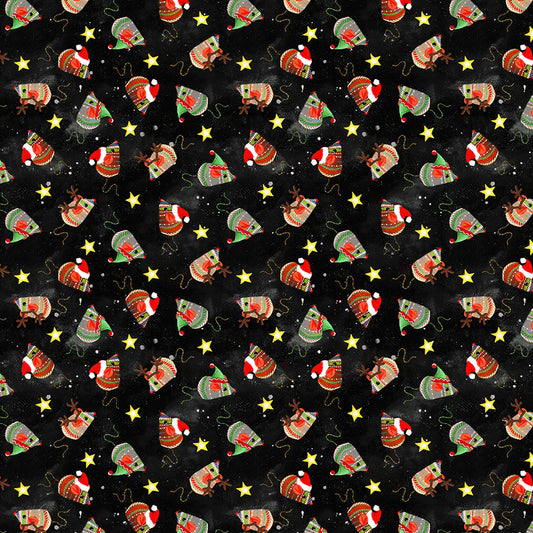 MEOWY CHRISTMAS Jolly Mice black