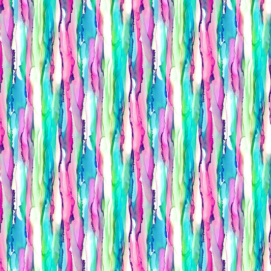 CONCERTO Rainbow Stripe white multi