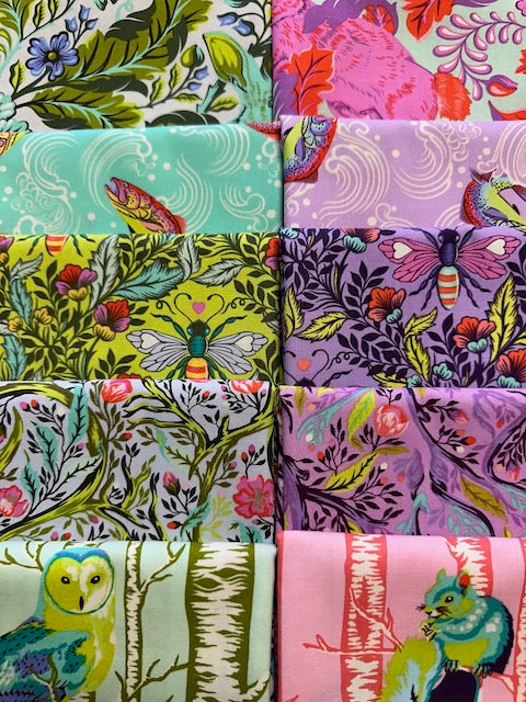 FULL MOON FOREST II  10 Fat Quarters