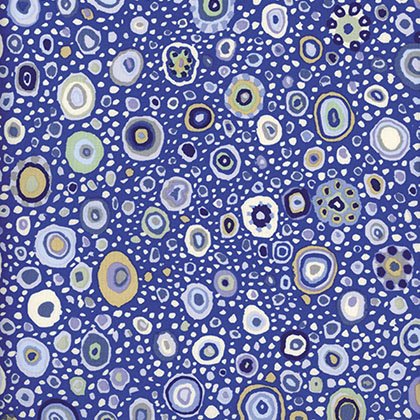ROMAN GLASS blue white