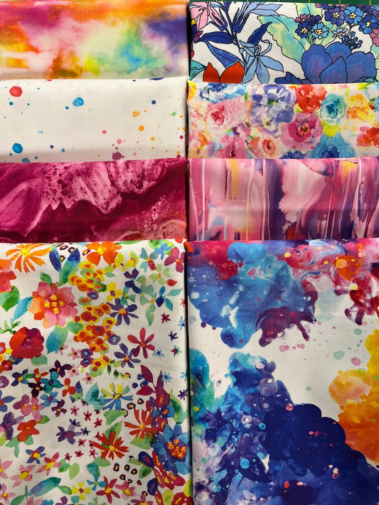 GRADIENTS EUPHORIA Sunrise 8 Fat Quarters