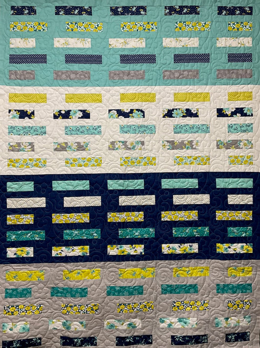 INTERWOVEN Feed Sacks Good Works 4 color 58"x76"