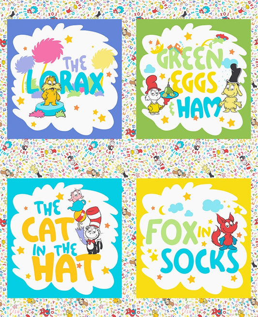 LITTLE SEUSS 23524-205 Multi 36"x43" Panel