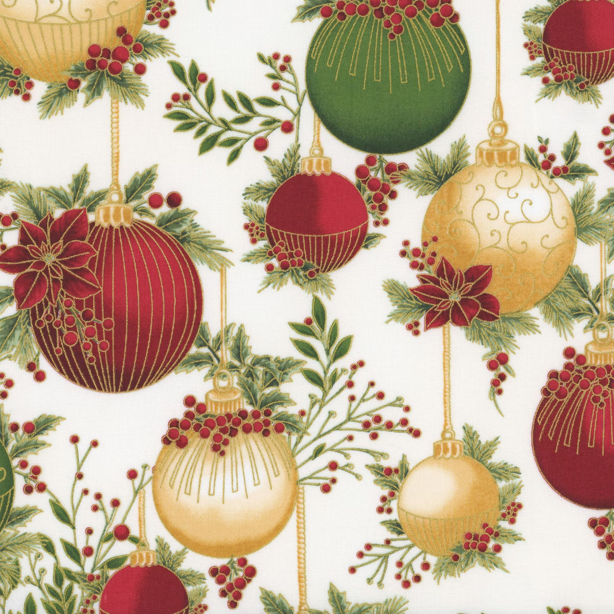 CHRISTMAS WISH Ornaments natural/gold