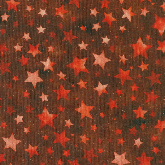 STARS AND STRIPES Red Stars on Red