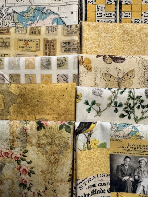 TIM HOLTZ PALETTE Yellow 10 fat quarters