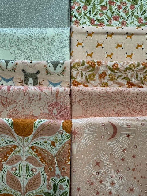 WOODLAND WONDER Blush 10 Fat Quarters