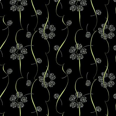 MATCHA Ribbon Foral black